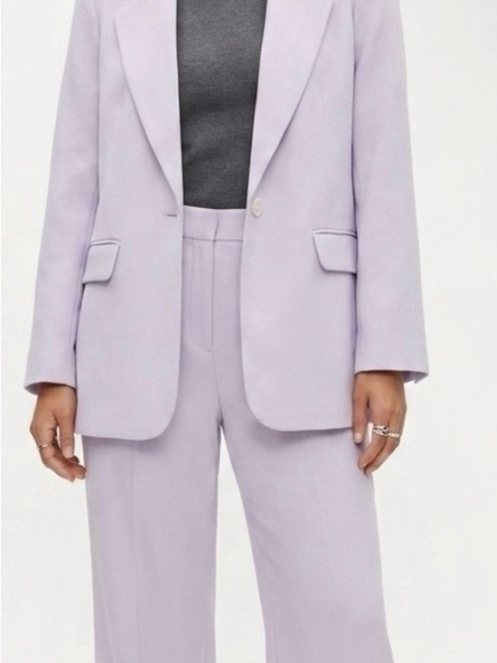 Vince Camuto Lilac Single-Button Women's Blazer